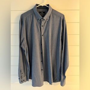 Hart Schaffner Marx Men’s Navy L Casual Shirt